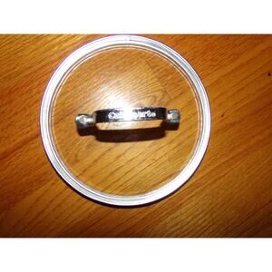 Cuisinart 6 3/4" tempered‎ glass stainless steel lid